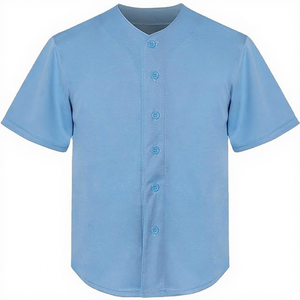 Maillot de baseball vintage personnalisé, broderie de logo sur mesure, uniforme pour adultes, col en V, vêtements de sport respirants, broderie 3D unisexe - Product Image 1