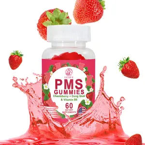 Nhãn hiệu riêng thời gian cứu trợ Gummy hormone cân bằng làm giảm PMS hỗ trợ Gummies kinh nguyệt Giảm đau Gummies