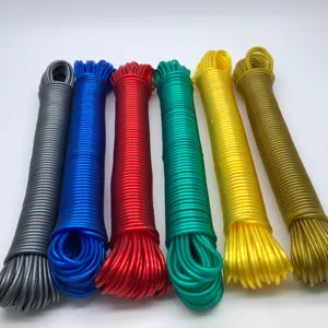 PVC Handle Rope clothesline core with synthetic yarn or stainless steel