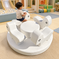 Manège de jeu souple pour enfants, équipement de terrain de jeu intérieur commercial, manège pour tout-petits pour location de fêtes et centres de jeux
