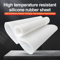 Rouleau de feuille de caoutchouc de silicone naturel de bonne élasticité souple mince feuille de silicone transparente ultra solide