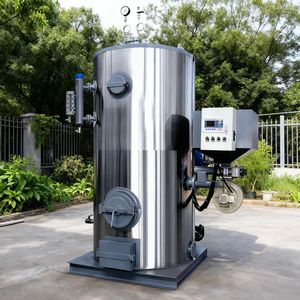Chaudière Générateur Verticale Automatique à Biomasse et Charbon de Bois, Gamme Industrielle 200kg-2000kg, Incluant Diverses Options de Prix - Product Image 1