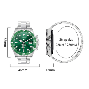 Montre connectée pour homme AW12, fréquence cardiaque, acier inoxydable, répondre aux appels, montre connectée élégante et professionnelle 2026 - Product Image 5