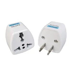 2pin Universal Plug Adaptor Power Adapter Conversion Plug Travel Adaptor Converter US Plug