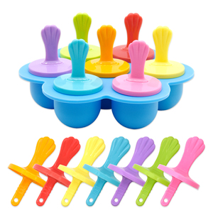 Moules à sucettes glacées en silicone 100 % alimentaire, 7 cavités, avec bâtonnets, <span class=keywords><strong>pour</strong></span> la conservation <span class=keywords><strong>des</strong></span> aliments <span class=keywords><strong>pour</strong></span> bébés - Product Image 2