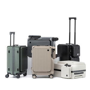 <span class=keywords><strong>Maleta</strong></span> de Viaje con Apertura Frontal, Gran Capacidad, 20 Pulgadas, con Doble Apertura y Candado de Combinación - Product Image 2