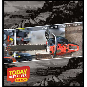 เครื่องตัดต้นไม้ประสิทธิภาพสูง บาร์ 20 นิ้ว 65 ซีซี เลื่อยโซ่ยนต์มืออาชีพ ใช้แก๊สโซลีน พกพาสะดวก เลื่อยโซ่ตัดไม้ - Product Image 6