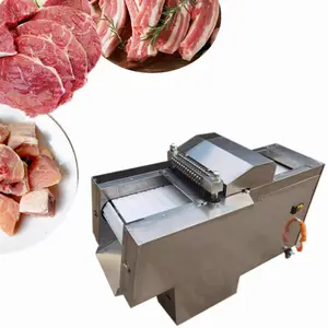 高品质调味肉片水煮猪肉自动山羊肉切肉机鲜肉切肉机