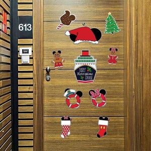 Art Deco Custom Shape Refrigerator Holiday Winter Paper Reflective Christmas Tree Fridge Decor <b>Kitchen</b> Home Office - Product Image 3