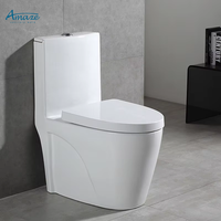 WC moderne pour salle de bain, à poser au sol, siphonique, en céramique, sanitaire, cuvette de toilette monobloc
