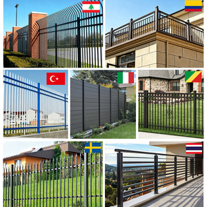 Clôture résidentielle en fer forgé galvanisé anti-rouille pour villa et cour extérieure – Offre spéciale - Product Image 6