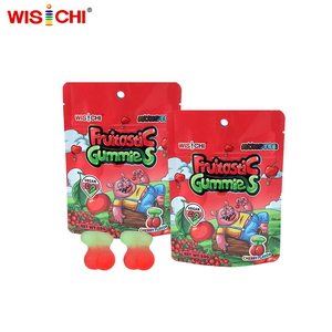 Muestra Gratuita de Gomitas con Sabor a Cereza, Pectinas, Dulces Veganos, Producto <span class=keywords><strong>Halal</strong></span>, Venta OEM - Product Image 1
