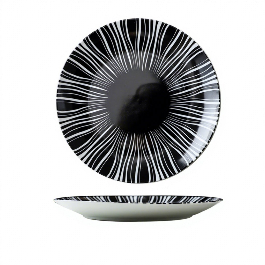 Motif zèbre noir