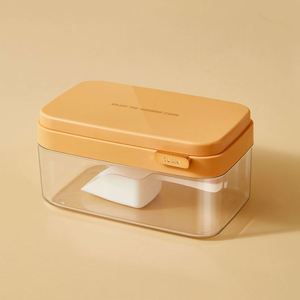 ถาดน้ำแข็งแบบใหม่ ถอดง่าย ซ้อนกันได้  แบบพลาสติก 2 ช่อง - Product Image 2