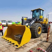 Promotion : Chargeuse sur pneus ZL50GN 5 tonnes avec moteur Shangchai, machine robuste pour projets de construction et miniers, godet de 3m