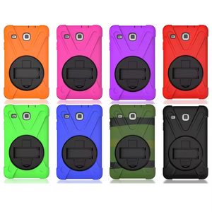 Custodia Protettiva Antiurto in Silicone e PC con Supporto per <span class=keywords><strong>Samsung</strong></span> <span class=keywords><strong>Tab</strong></span> E <span class=keywords><strong>8</strong></span>\" e <span class=keywords><strong>Tab</strong></span> <span class=keywords><strong>A</strong></span> <span class=keywords><strong>8</strong></span>.0\" P200/P20 2019 - Product Image 3