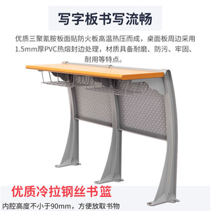 Sillas de fila Yachi Seat Row Chairs YA-X012B color gris claro con reposabrazos para salas de conferencias y aulas - Product Image 4