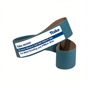 Cinta Abrasiva de Zirconio Ttake Ab2000 de 2000x75 mm para Pulir y Desbastar Metal - Product Image 2