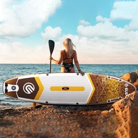Planche à pagaie gonflable personnalisée de 11 pieds pour les sports nautiques, sports de plein air, luxe abordable