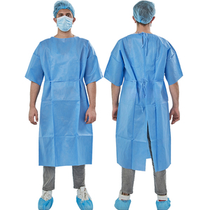 Premium Disposable Patient <strong>Gowns</strong> - Breathable SMS Non Woven Material - Pack <strong>of</strong> 10 - Product Image 2