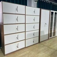 Casier en acier commercial avec serrure à clé, armoire de rangement démontable pour bureau, salle de sport, école, supermarché, entrepôt