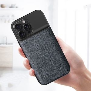 แบตเตอรี่สำรองไร้สายสำหรับ <span class=keywords><strong>iPhone</strong></span> 15/14/13 <span class=keywords><strong>Mini</strong></span>/<span class=keywords><strong>12</strong></span> Pro แบบพกพาพร้อมคลิปหนีบด้านหลัง - Product Image 3