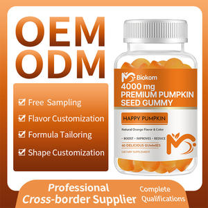 OEM 개인 라벨 4000mg 호박 씨앗 추출물 구미 보충 호박 씨앗 기름 구미 - Product Image 3