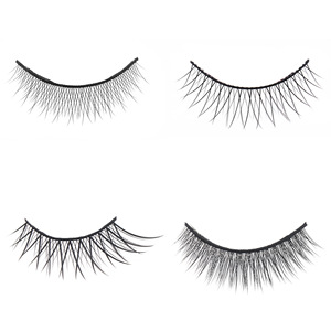 Lot de 10 paires de faux <span class=keywords><strong>cils</strong></span> synthétiques, bande complète monobloc, style Petite Devil, écologiques, imperméables, naturels - Product Image 4