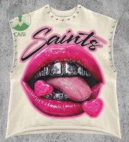 Nouveaux débardeurs d'été pour femmes avec rivets, sans manches, imprimés, décontractés, t-shirts graphiques tendance, débardeurs courts pour femmes