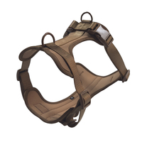 Harnais réglable pour animaux de compagnie, personnalisé, en néoprène souple, système de promenade à clip frontal, anti-traction, pour chiens et chats de petite et grande taille