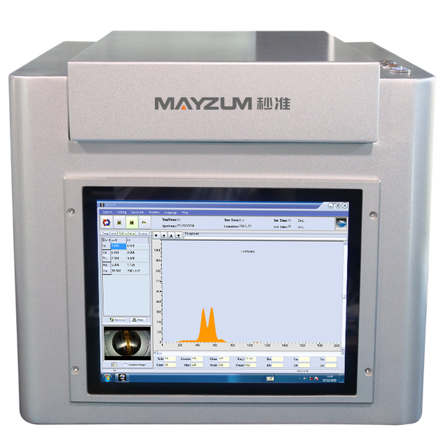 X-MAY05 MAYZUM Gold Karat Tester XRF Gold Tester Machine Precious Metal Purity Tester 0.1% Accuracy Solid/Powder/Liquid Samples