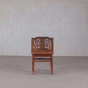 Chaise individuelle en bois massif de style antique, sculptée à la main avec un <span class=keywords><strong>dragon</strong></span> et un symbole de longévité, respectueuse de l'environnement, de style chinois traditionnel - Product Image 3