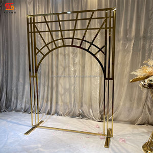 SMOOTH Wedding <b>Stand</b> Arch <b>Backdrop</b> Balloon Frame Free Standing for Birthday Wedding Events Decoration - Product Image 4