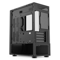Casing ATX Menara menengah dari Cina Casing komputer PC kantor vertikal dengan kipas untuk Desktop game PC