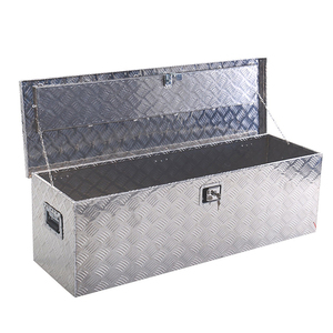 Aluminum Checker Plate UTE Tool Storage Box for Pickup Trucks /welding fabrication