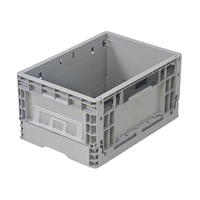 UGET EUO-4322 Composants automobiles Boîte de manutention empilable Logistique Recyclable Plastique Épaissi Caisse pliable