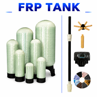 Réservoir en PRV Vert Clair pour Usage Industriel, Pré-filtre, Système de Circulation et de Purification de l'Eau, Capacité 250L-10000L, Vente en Gros Usine