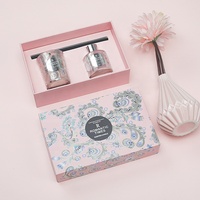 Diffuseur de parfum d'ambiance artisanal de luxe avec bougie parfumée et huiles essentielles longue durée, coffret cadeau pour les fêtes