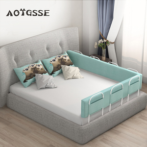 Valla de cuna plegable portátil para niños pequeños, barrera de cama de seguridad, Riel de cama - Product Image 3