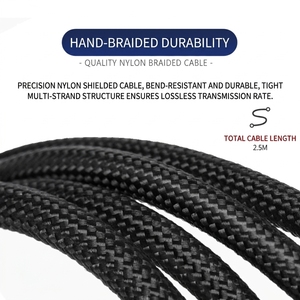 Câble de remplacement de type C pour casque de jeu ASUS ROG <span class=keywords><strong>Delta</strong></span> S, cordon de réparation OFC de 2.5M - Product Image 2