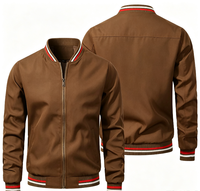 Blouson Bomber Coupe-Vent Unisexe Personnalisé 2026, Style Urbain, Grande Taille, Imperméable, avec Fermeture Éclair, Service OEM