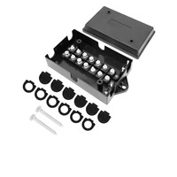 Adaptateur de prise de remorque 7 broches de style européen WH 24V, connecteur robuste pour camion, semi-remorque, véhicule de remorquage