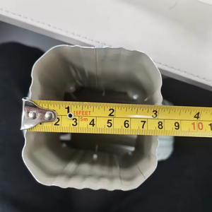 Tuyaux et coudes en aluminium de 3 pouces x 3 pouces et supports <span class=keywords><strong>pour</strong></span> système de gouttières - Product Image 2