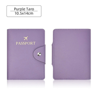 Porte-cartes d'identité personnalisés Haoran, porte-passeport en cuir PU, porte-passeport design