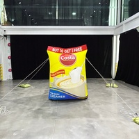 Ballon publicitaire gonflable double couche hermétique pour emballage de snacks, chips et crème, sacs promotionnels gonflables