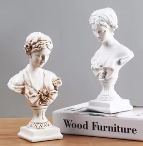 Fabbrica all'ingrosso resina Vintage Venus scultura ornamenti fatti a mano filosofo ritratto statua per la decorazione interna - Product Image 3