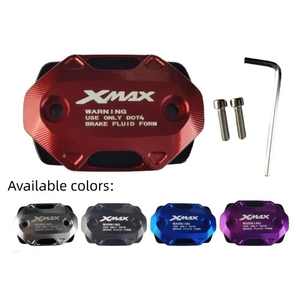 เห<span class=keywords><strong>ม</strong></span>าะสำหรับ XMAX155 20-25 ชุดแต่งมอเตอร์ไซค์ ฝาครอบปั๊มดิสก์เบรกอะลูมิเนียม CNC ฝาครอบปั๊มน้ำมันเบรก - Product Image 1