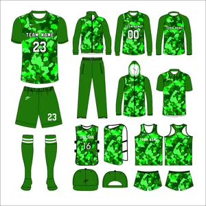 All'ingrosso di alta qualità kit completo di squadra maglie da calcio moda design sublimazione calcio giovanile uniforme