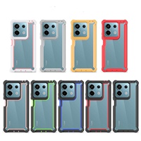 Coque rigide transparente 3 en 1 pour téléphone portable Xiaomi 15 Pro Note 14 Pro Plus 5G antichoc