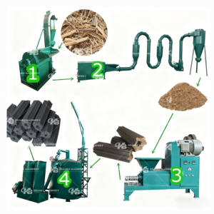 فرن كربنة صديق للبيئة متعدد المواد لتحويل الكتلة الحيوية إلى فحم - Product Image 6